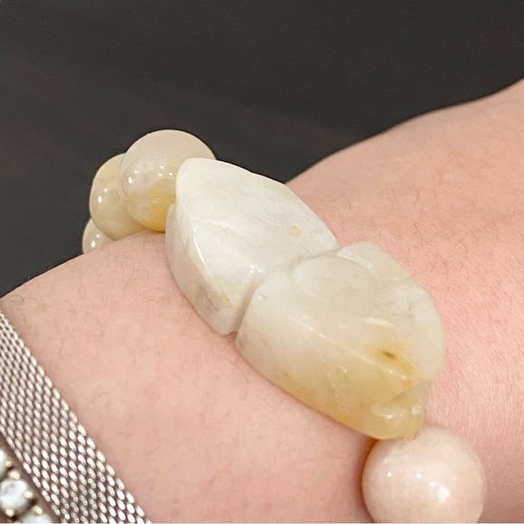 Handmade Pi Xiu Moonstone Natural Gemstone Lucky Bracelet One Size - Picture 9 of 12